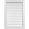 Ekena Millwork Vertical Surface Mount PVC Gable Vent: Functional, w/ 2"W x 1-1/2"P Brickmould Frame, 20"W x 28"H GVPVE20X2802SF - alternate 1